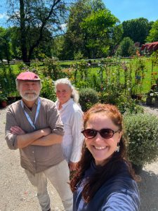 Saskia Pellion di Persano, con Vincenzo Gastini e la loro figlia Soledad