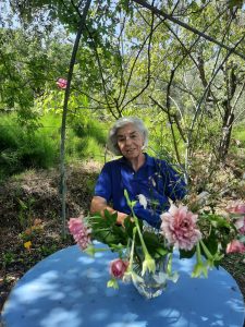 Maria Giulia Cimarelli, titolare di Il giardino delle rose