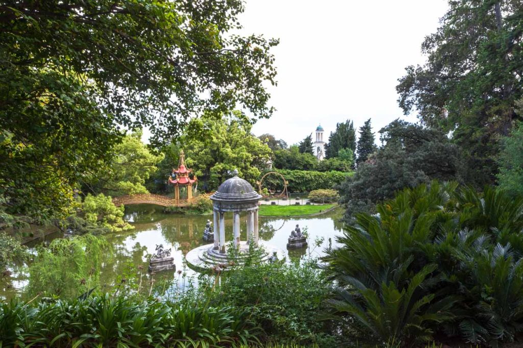 Tempio di Diana e Pagoda cinese di Villa Durazzo Pallavicini