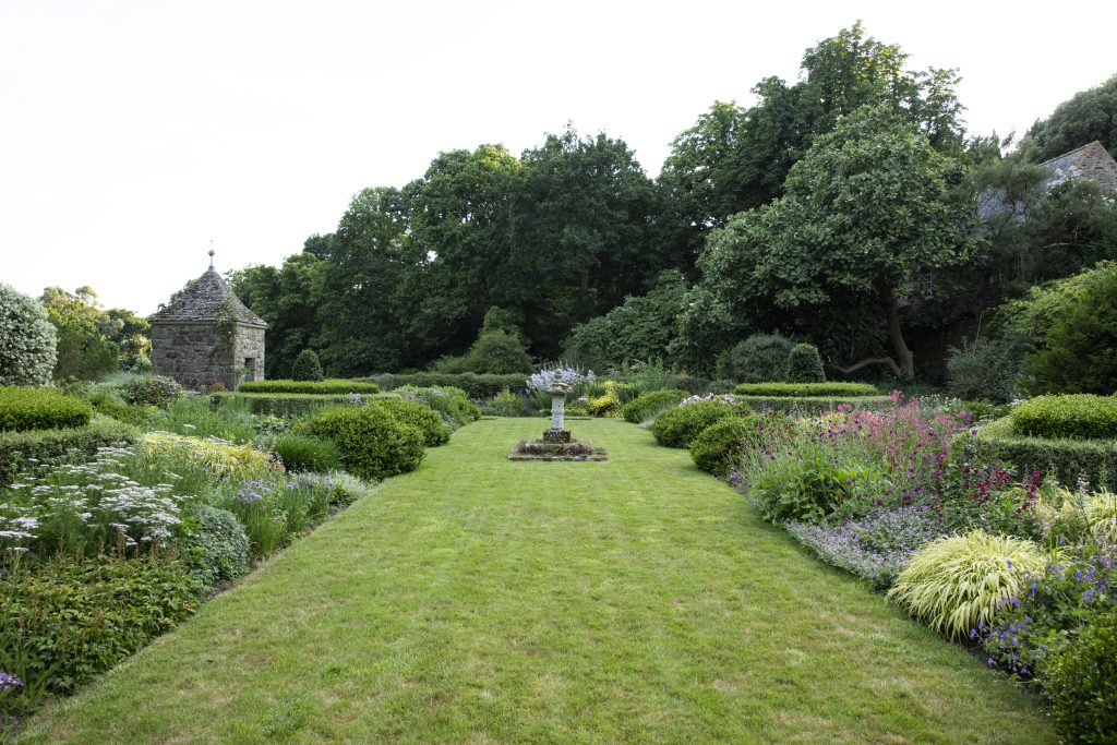 quattro riquadri giardino di Kerdalo
