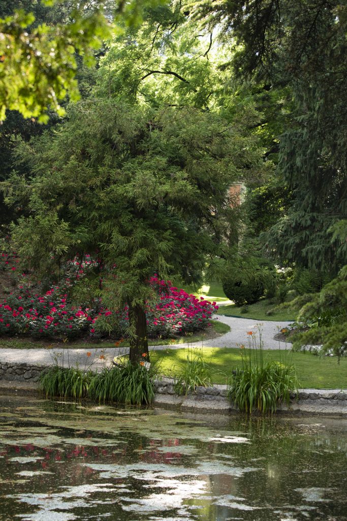 laghetto giardino Guerrieri Gonzaga