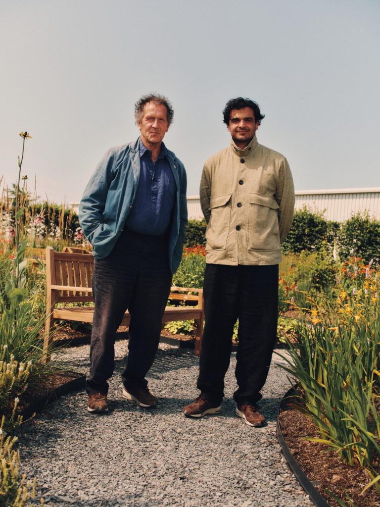 Monty Don e Bleue Burnham